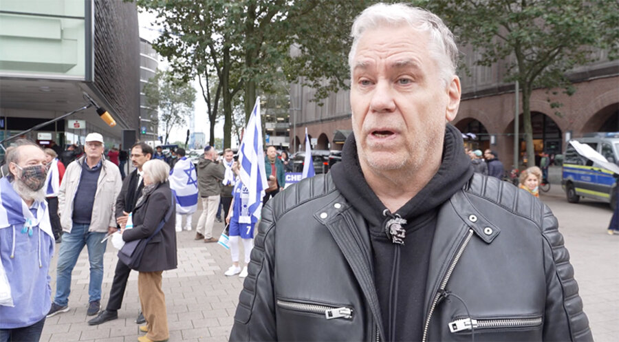 Der Initiator der Demonstration, der Theologe und Journalist Ralf-Andreas Müller. Foto: Privat