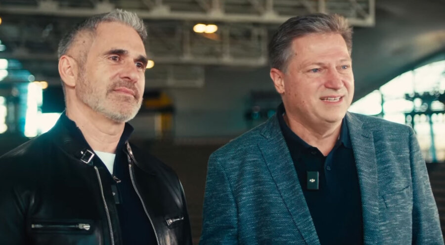 Die Initiatoren von UNUM24, Fadi Krikor (links) und Gerhard Kehl. Screenshot: YouTube/Jordan-Stiftung