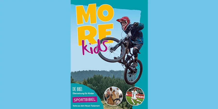 Das Buch MOREkids – Die Sportbibel für Kinder bringt Sport und Glauben zusammen. Foto: SCM R.Brockhaus