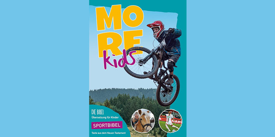 Das Buch MOREkids – Die Sportbibel für Kinder bringt Sport und Glauben zusammen. Foto: SCM R.Brockhaus