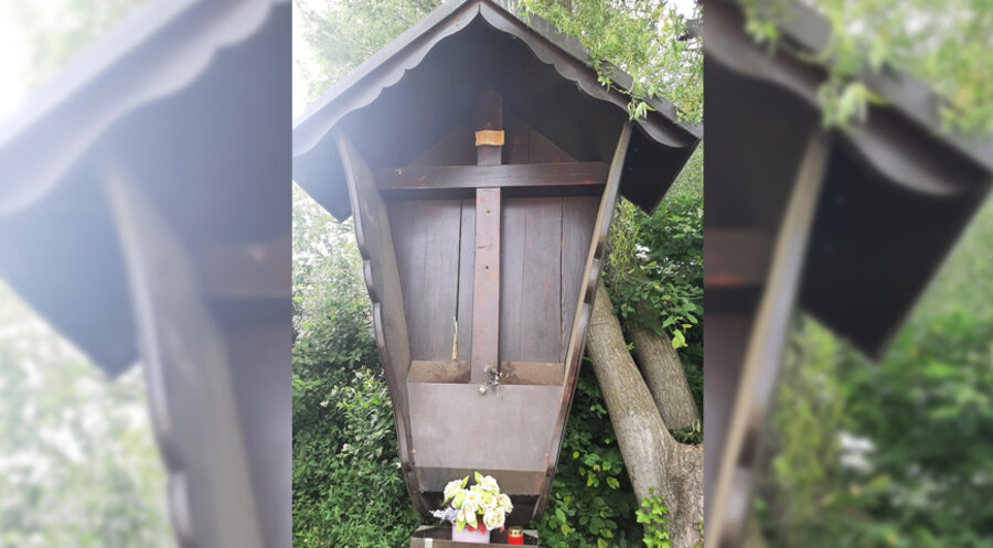 Das Flurkreuz ohne die Jesus-Figur. Foto: Katholische Kirchengemeinde St. Thomas und Johannes