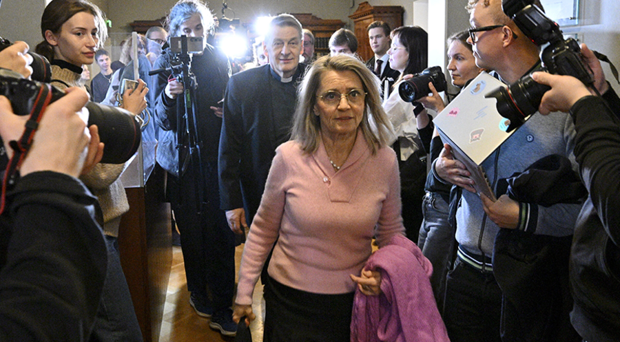 Die finnische Politikerin Päivi Räsänen wurde der Hassrede für schuldig befunden: „Mit dieser Argumentation legten die Ankläger die Axt an die Wurzel der Religionsfreiheit.“ Foto: picture alliance/Lehtikuva/Markku Ulander