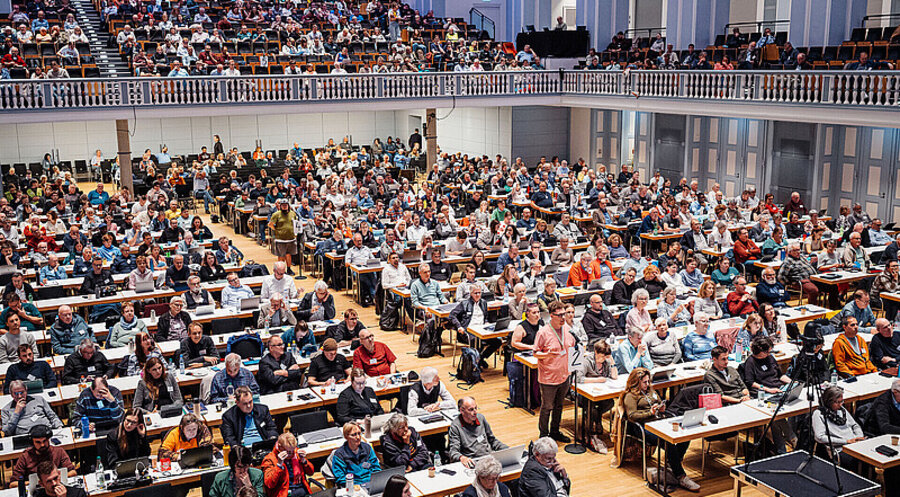 Rund 1.000 Delegierte nehmen an der Bundesratstagung des BEFG in Kassel teil. Foto: David Vogt