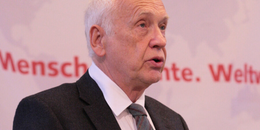 Der Generalsekretär der Gesellschaft für bedrohte Völker, Tilman Zülch. Foto: Katja Wolff/GfbV
