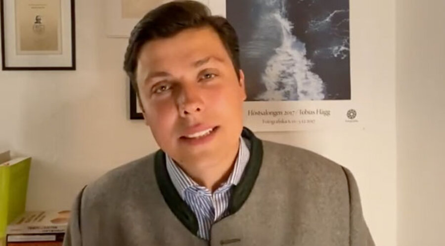 Der evangelische Pfarrer Justus Geilhufe. Screenshot: YouTube/ Justus Geilhufe