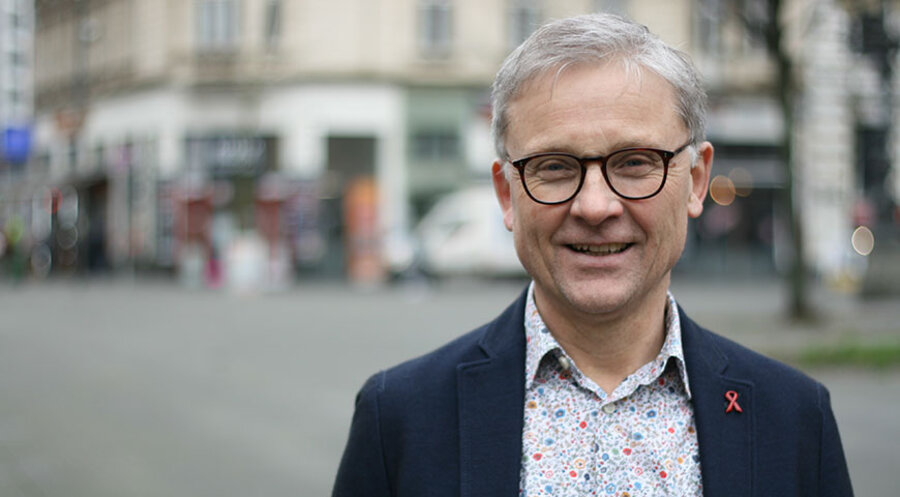 Der Leiter der Aids-Seelsorge des Evangelisch-Lutherischen Kirchenkreisverbands Hamburg, Pastor Thomas Lienau-Becker. Foto: Simone Siebel