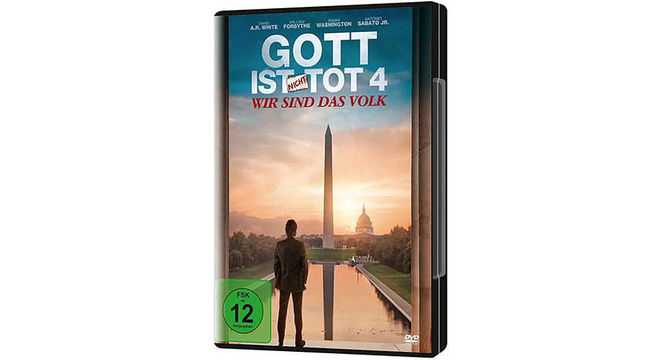Das DVD-Cover des Films „Gott ist nicht tot 4“. Screenshot: gerth.de