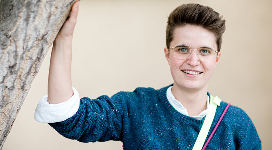 Die Präses der EKD-Synode, Anna-Nicole Heinrich. Foto: Peter Bongard