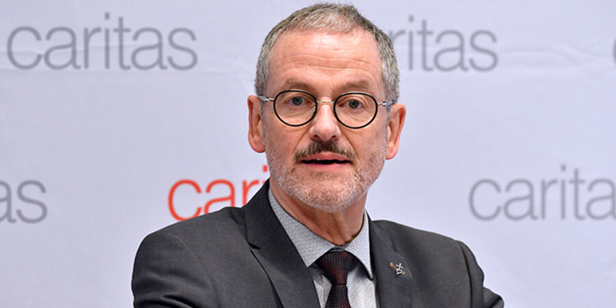 Der Präsident des Deutschen Caritasverbandes, Peter Neher. Foto: picture-alliance/Paul Zinken/dpa