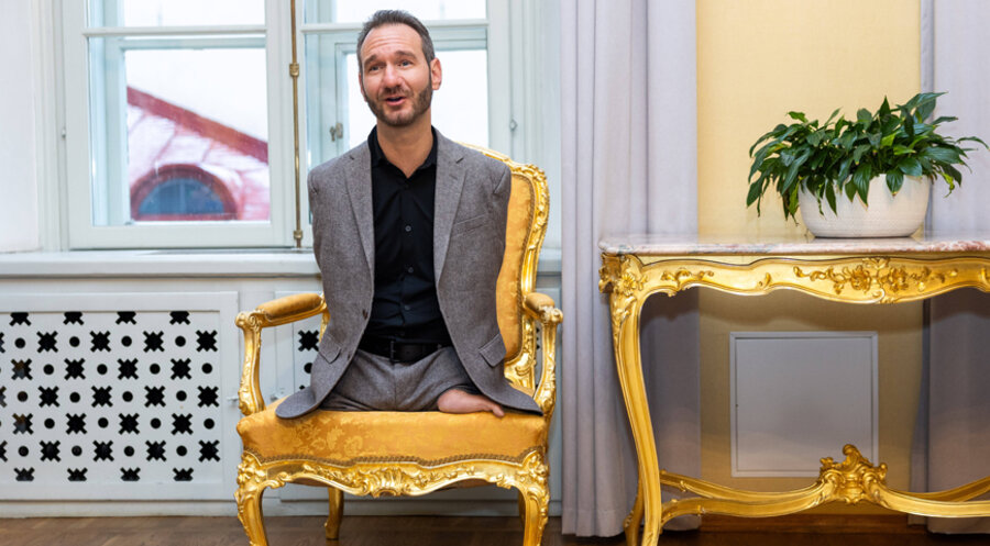 Der Evangelist und Motivationsredner Nick Vujicic. Foto: IMAGO/Scanpix