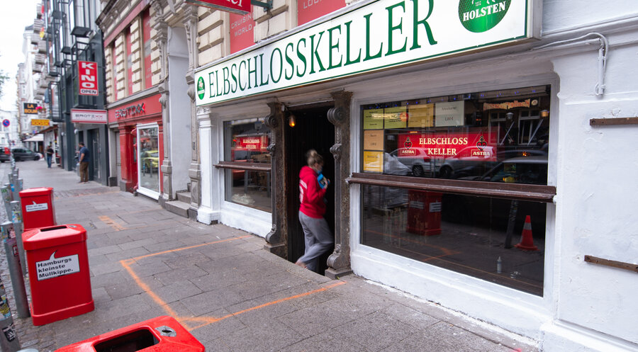 Der Elbschlosskeller befindet sich im Hamburger Stadtteil St. Pauli. Foto: picture alliance/dpa | Jonas Walzberg