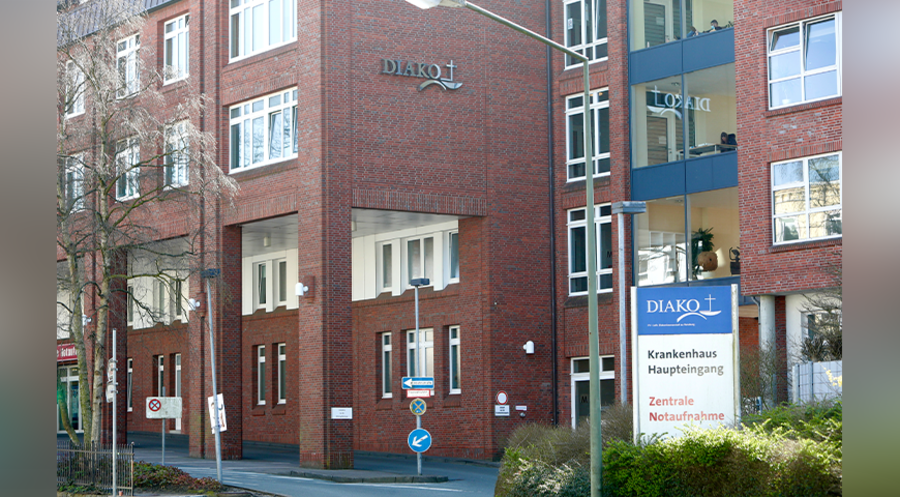 Führt ab März keine Abtreibungen mehr durch: Das evangelische DIAKO Klinikum in Flensburg. Foto: DIAKO