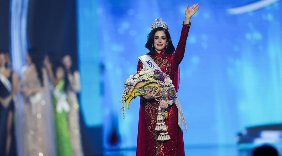 Fátima Bosch nach ihrer Krönung zus „Miss Universe 2025“. Foto: picture alliance/REUTERS/Chalinee Thirasupa