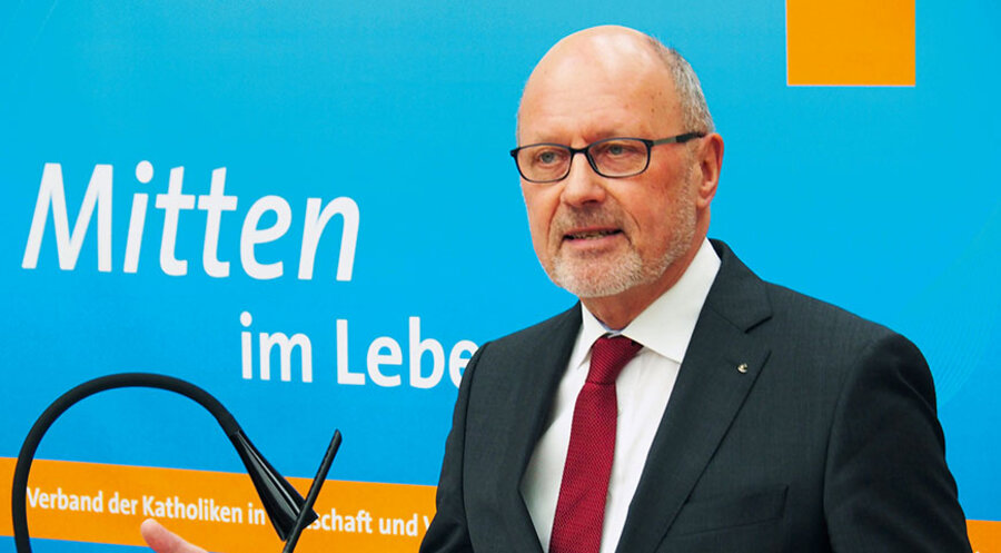 Der Vorsitzende des Bundesverbandes der Katholiken in Wirtschaft und Verwaltung, Josef Ridders. Foto: KKV Bund/ ConversioPR