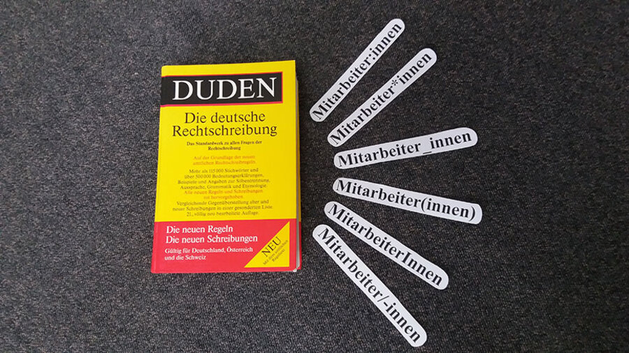 Es gibt zahlreiche Varianten gendergerechter Sprache. Foto: IDEA/Hannah Kessler