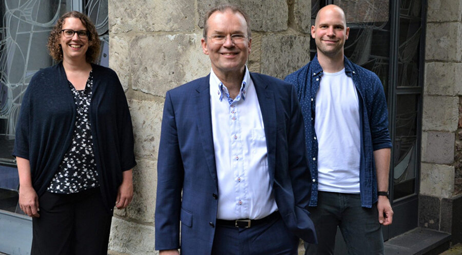 v. l.: Dorit Felsch, Bernhard Seiger und Marcel Thelen. Foto: Stefan Rahmann