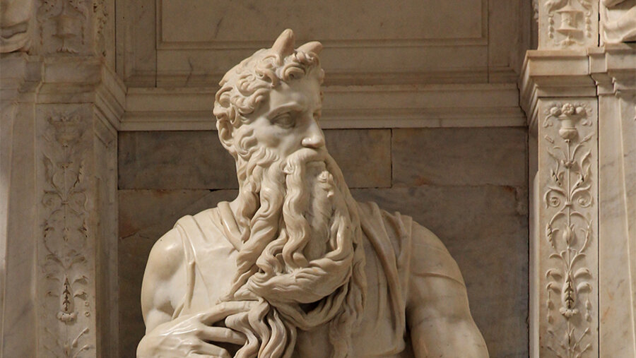 Der Mose von Michelangelo (1475–1564) befindet sich in der Kirche San Pietro in Vincoli in Rom. Foto: wikipedia.org