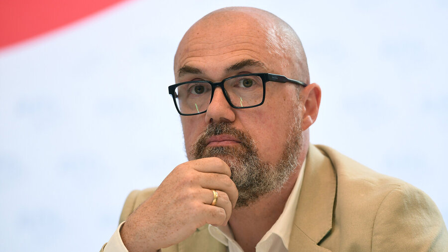 Der stellvertretende Landesvorsitzende der AfD in Sachsen-Anhalt, Hans-Thomas Tillschneider. 