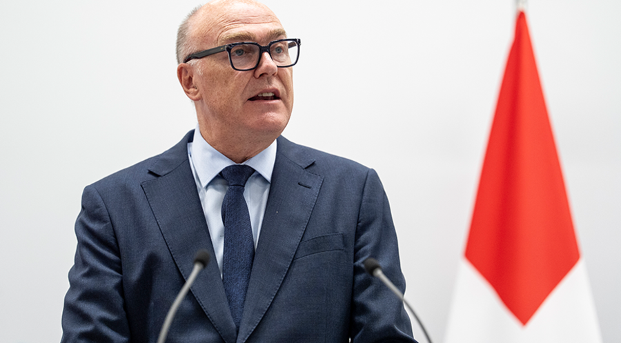 Bundesrat Martin Pfister: „Wir sind uns der Bedeutung von Geistlichen in außerordentlichen Lagen sehr bewusst.“ 