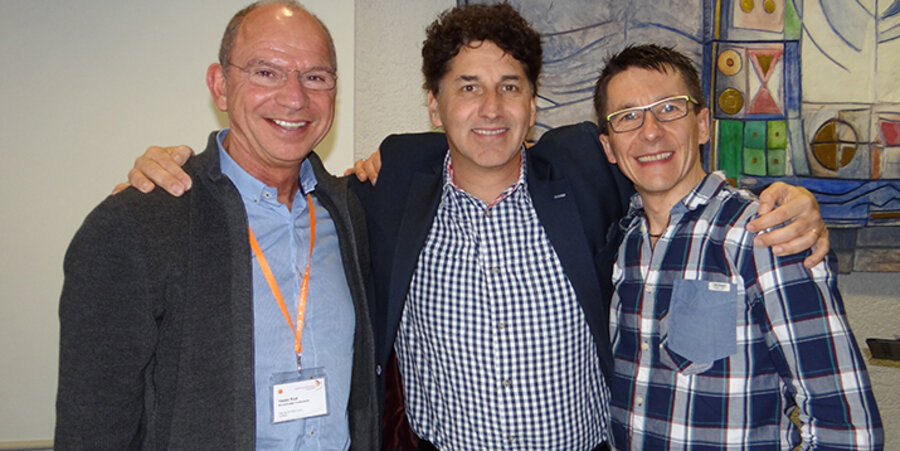 v. l.: Heinrich Christian Rust, Stefan Vatter und Artur Siegert. Foto: idea/Rösler