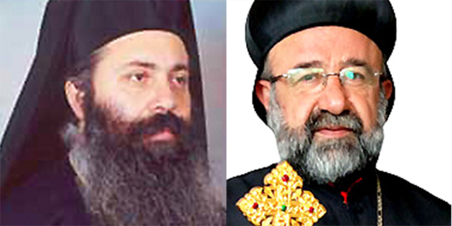 v. l.: Der griechisch-orthodoxe Erzbischof von Aleppo, Boulos Yazigi, und sein syrisch-orthodoxer Amtsbruder, Mor Gregorius Yoanna Ibrahim. Fotos: Privat (2)