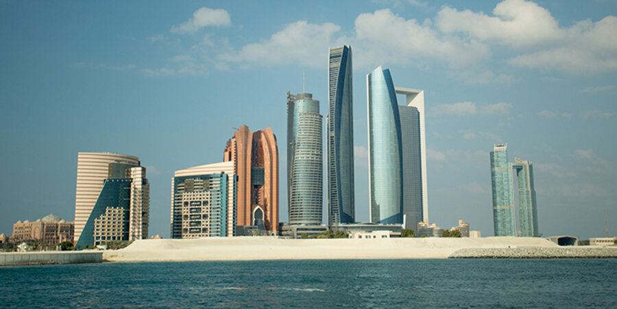 Die Skyline der Wolkenkratzer der Stadt Abu Dhabi. Foto: pixabay.com