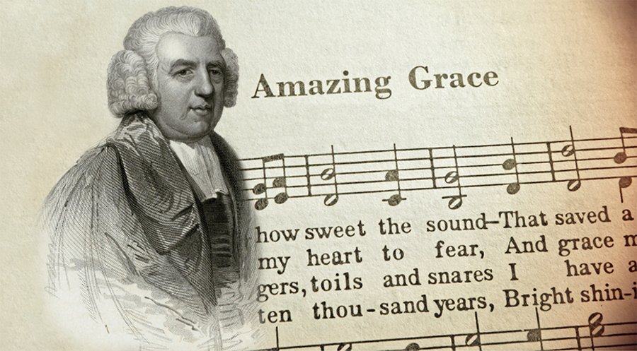 Verarbeitete seine Lebenswende in dem Lied „Amazing Grace“: John Newton (1725-1807). Collage: Ideagrafik/imago-images/Dreamstime  