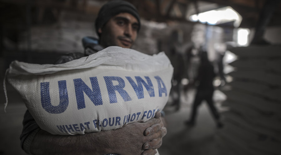 Das Palästinenserhilfswerk der Vereinten Nationen UNRWA unterstützt zum Beispiel mit Lebensmitteln. Symbolfoto: picture alliance / Wissam Nassar/dpa | Wissam Nassar