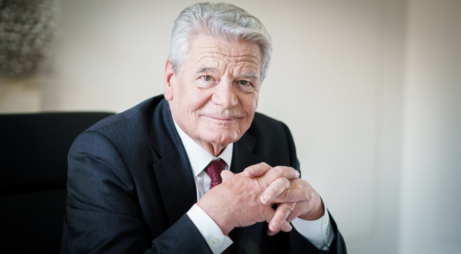 Altbundespräsident Joachim Gauck. Foto: J. Denzel/S. Kugler