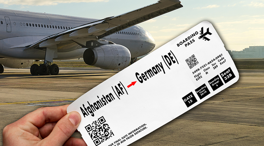 Die EKD ruft zur Unterstützung von Afghanen mit Aufnahmezusage auf. Symbolfoto: picture alliance / CHROMORANGE/Michael Bihmayer