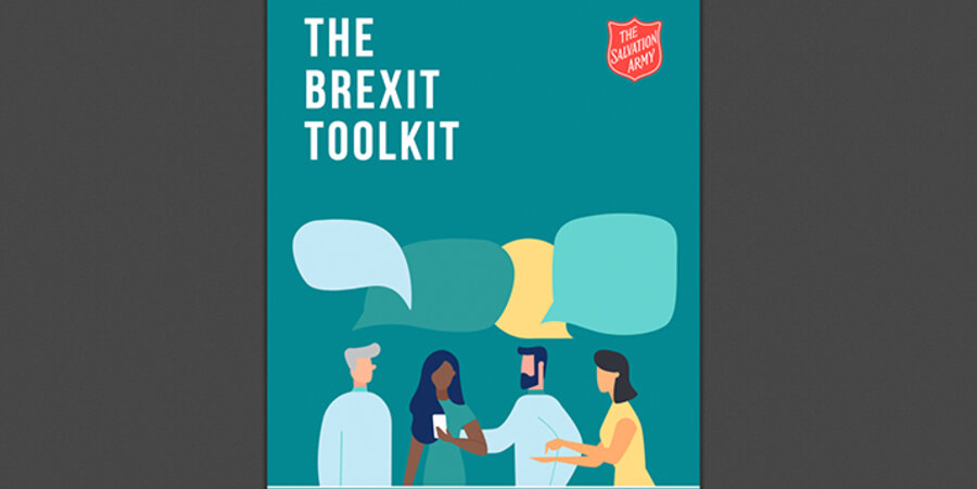 Eine Broschüre informiert Mitarbeiter und Gemeinden (Korps) der britischen Heilsarmee über mögliche Folgen des Brexit für ihre Arbeit. Screenshot: Heilsarmee UK