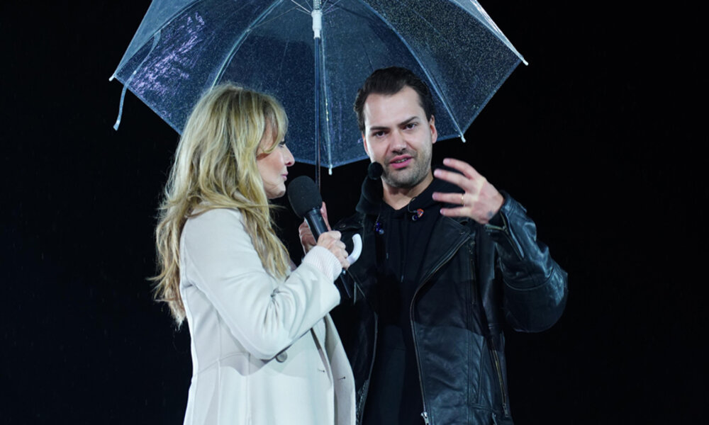 Auch mit dabei waren: Moderatorin Frauke Ludowig und Jimi Blue Ochsenknecht. Foto: RTL/Stefan Gregorowius