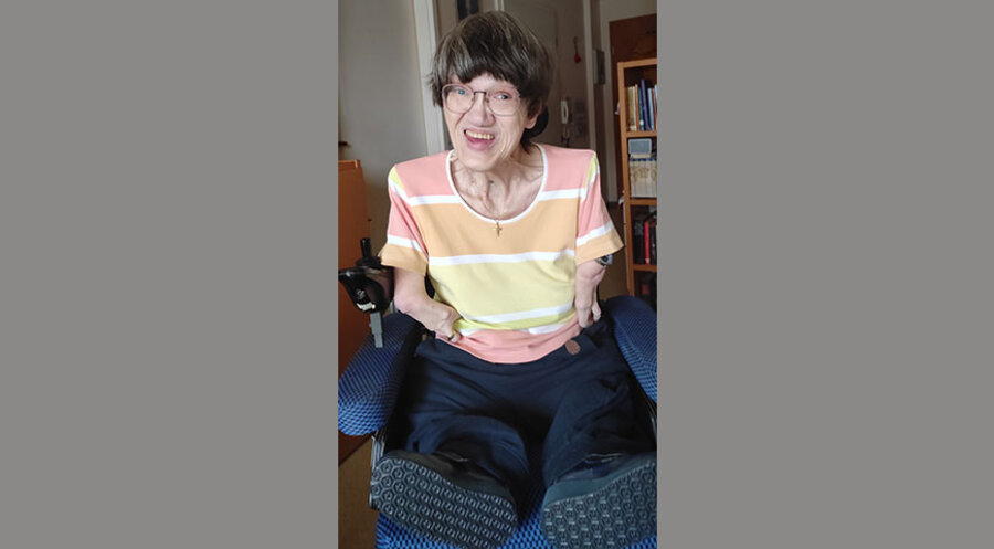 Monika Draxler ist durch Contergan gezeichnet. Foto: Privat