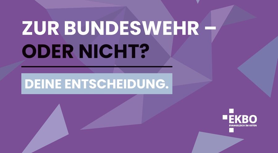 Zum Auftakt der Kampagne erhalten alle 18-jährigen evangelischen Männer im Gebiet der EKBO eine Postkarte. Foto: EKBO