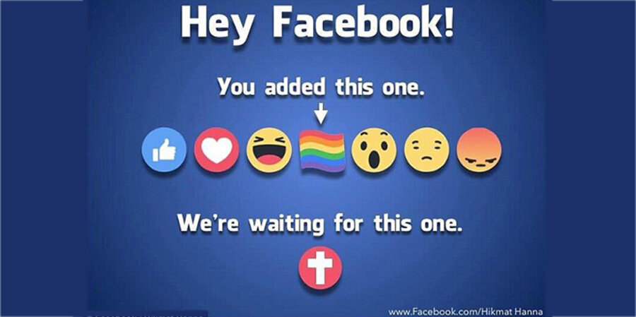 Christen forderten Facebook auf, auch ein christliches Kreuz in die Palette der Bildschriftzeichen aufzunehmen. Foto: Facebook/Hikmat Hanna