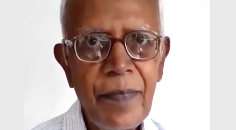 Der Jesuitenpater Stan Swamy. Screenshot: Youtube