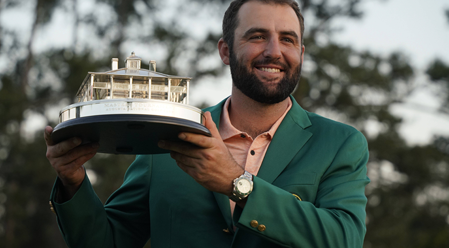 Sieg beim Masters und Bekenntnis zum Glauben: US-Profigolfer Scottie Scheffler. Foto: IMAGO/Xinhua