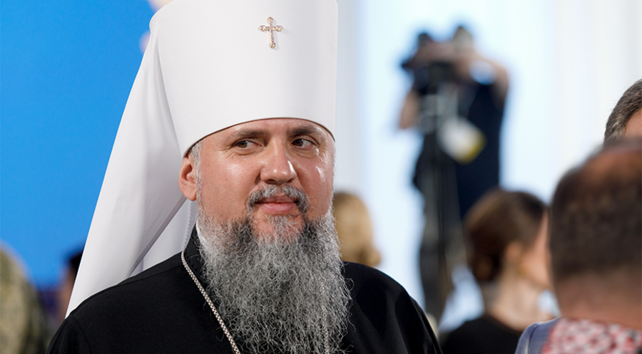 Segnet jeden, „der gegen das Böse kämpft und auf der Seite des Guten steht“: Metropolit Epiphanius. Foto: picture alliance / Photoshot 