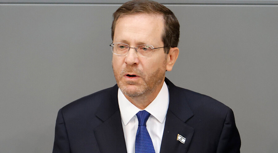 Israels Staatspräsident Jitzchak Herzog. Foto: picture-alliance/Geisler-Fotopress|Jean MW/Geisler-Fotopress