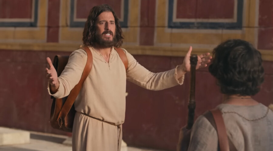 In Staffel vier geht es um die Verhaftung Jesu (gespielt von Jonathan Roumie). Screenshot: YouTube/The Chosen
