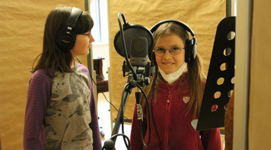 Kinder der Singschule Christuskirche Hildesheim wirken auch am Projekt "1 Jahr - 12 Songs" mit. Foto: S. Grünert