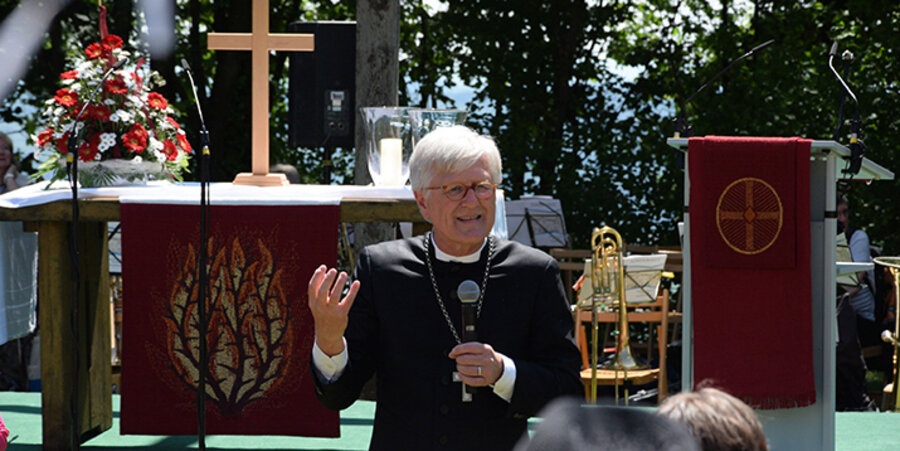 Der Landesbischof der Evangelisch-Lutherischen Kirche in Bayern, Heinrich Bedford-Strohm. Foto: Michael Uhl