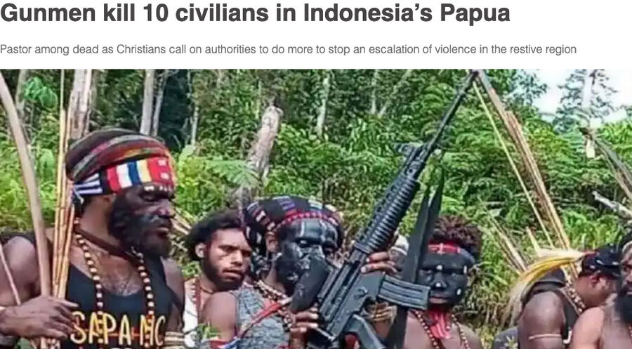 Auch der asiatische katholische Nachrichtendienst UCA News berichtete von dem Überfall. Screenshot: ucanews.com