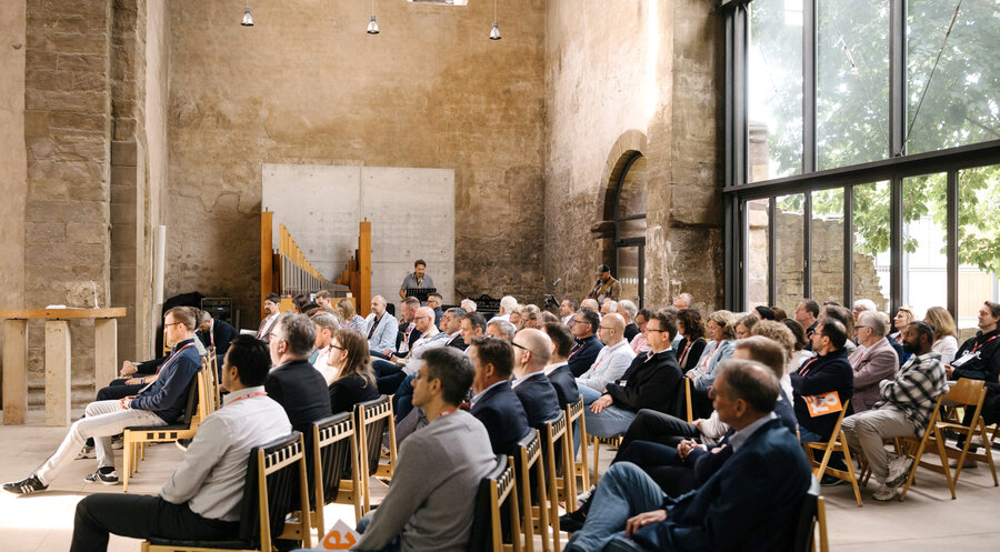 Blick in die Klosterkirche Volkenroda. Foto: talerundtalar.de