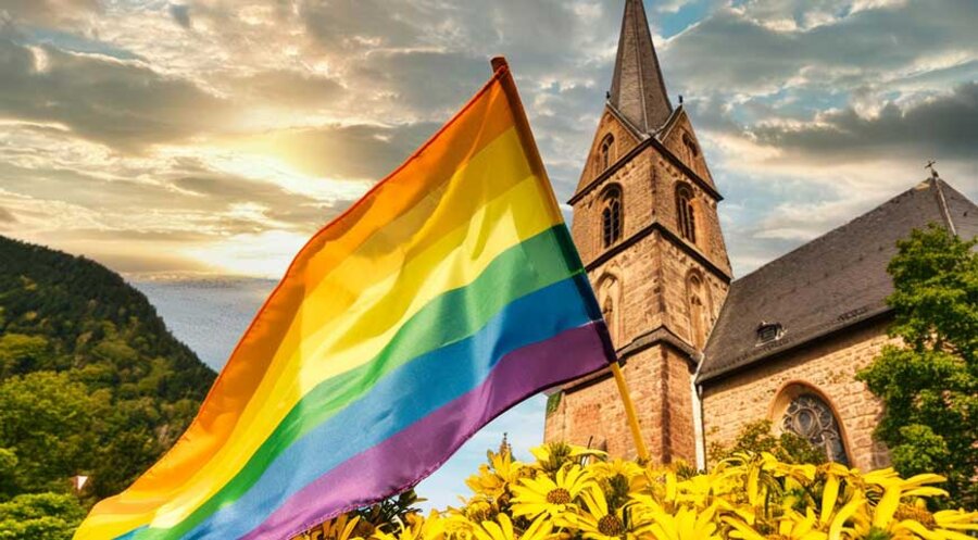 Die hessische Kirche unterstützt den Christopher Street Day. Symbolfoto: KI/Adobe Firefly