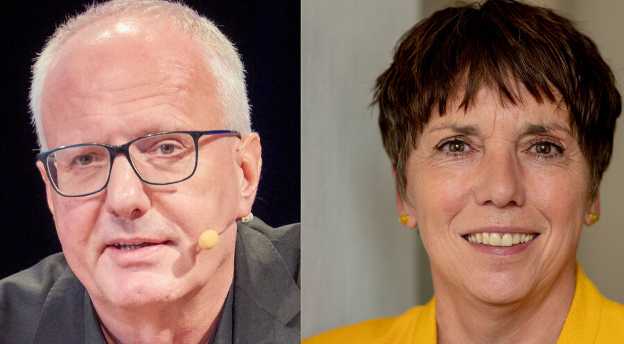 Die Theologen Steffen Reiche und Margot Käßmann. Foto: privat; Picture Alliance/Seeger