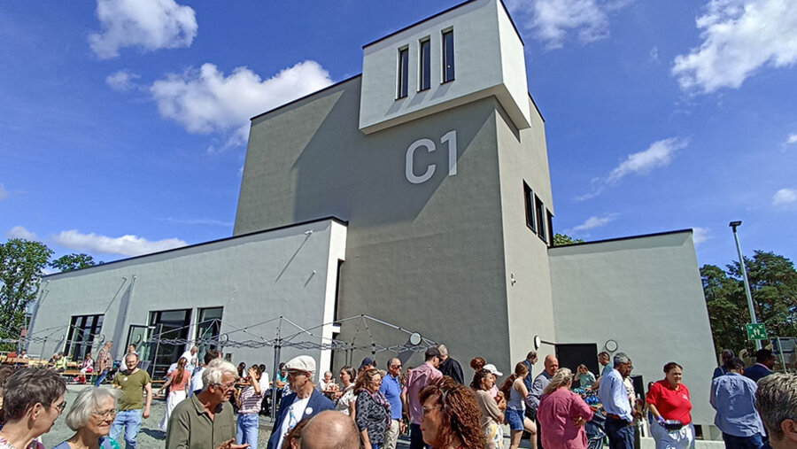 Das neue Gebäude der C1 Kirche in Gießen hat einen besonderen Grundriss.