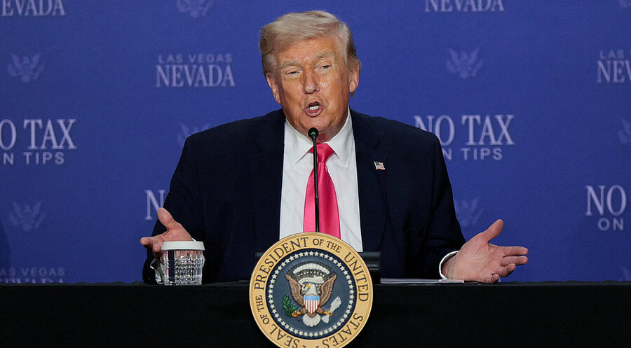 Will die USA neu Gott „weihen“ lassen: US-Präsident Donald Trump. Foto: picture alliance/REUTERS|Evan Vucci
