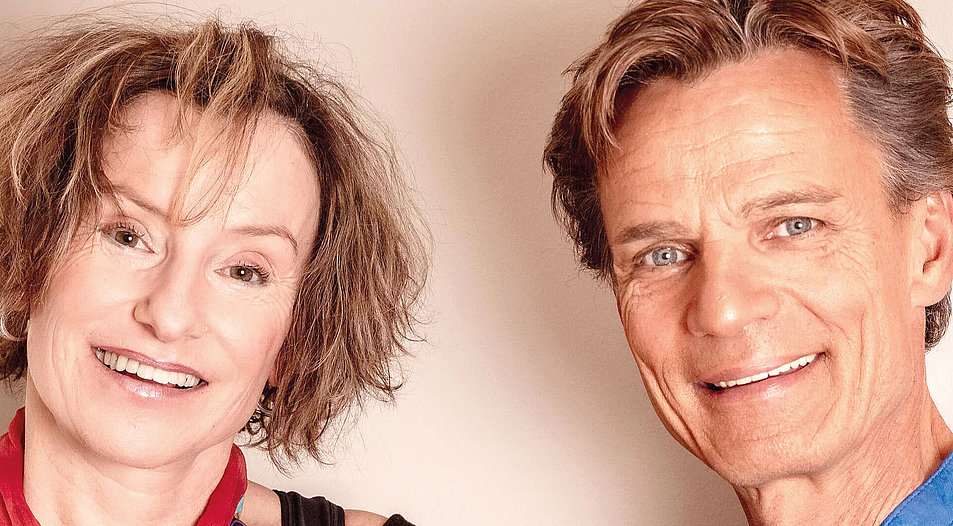 Die Schauspieler und Autoren Eva-Maria Admiral und Eric Wehrlin sind seit 37 Jahren miteinander verheiratet. Foto: Privat