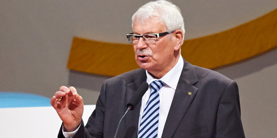 Fritz Hähle setzte sich viele Jahre in der Politik ein. Foto: IDEA/ Wolfgang Köbke
